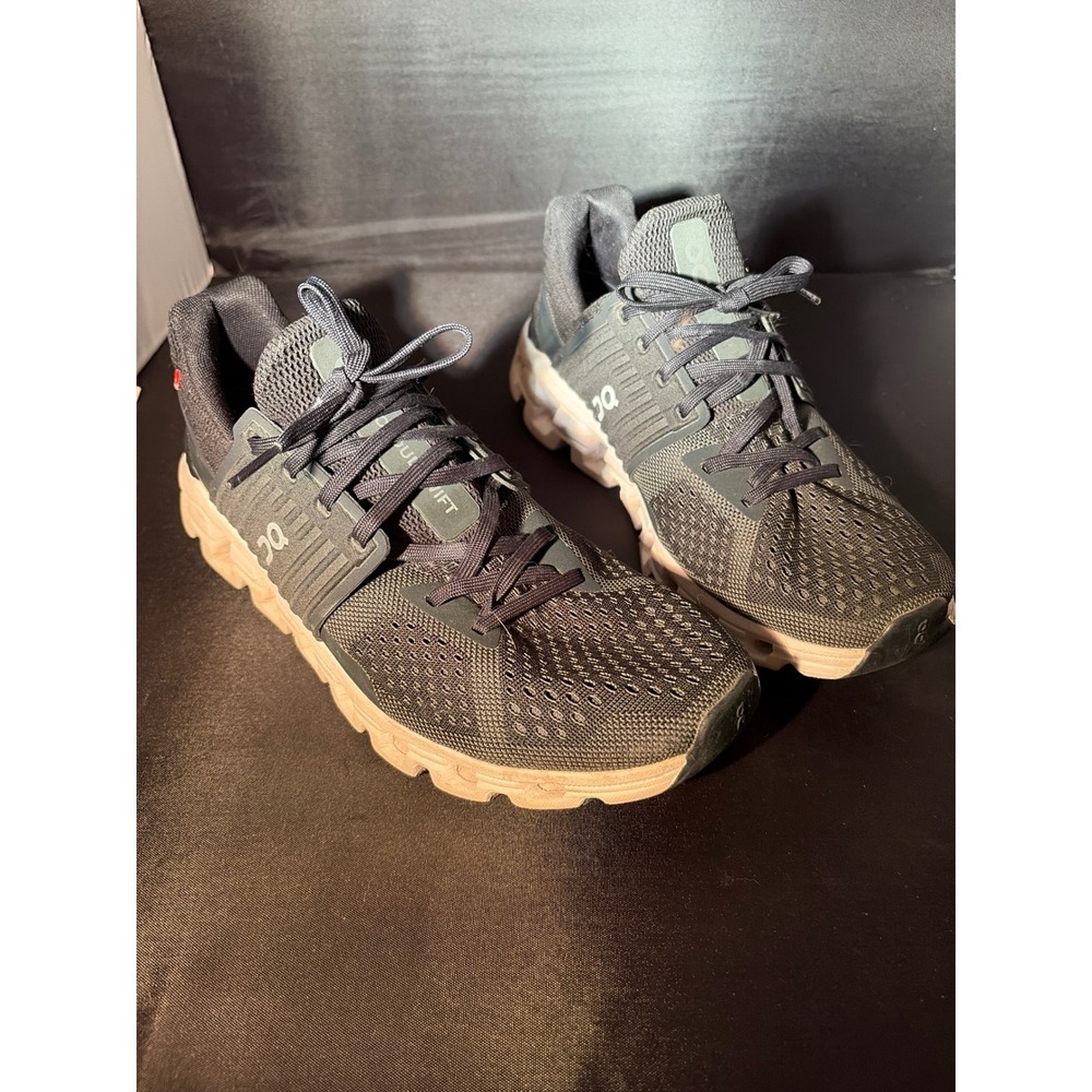 On Cloudswift Black Rock Running Shoes Womens 8.5 41.99561 Helion CloudTec